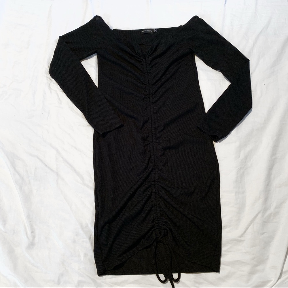 PrettyLittleThing Black Body-con Dress Size 8